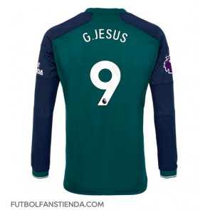 Arsenal Gabriel Jesus #9 Tercera Equipación 2023-24 Manga Larga